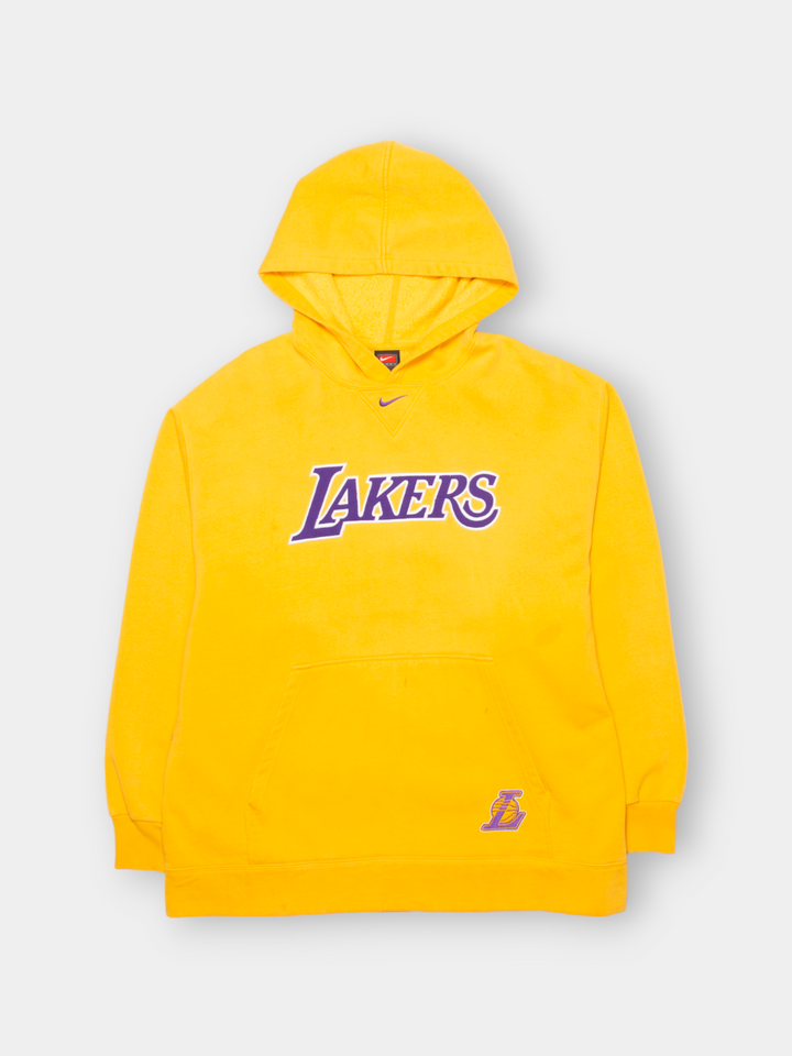 00s Nike Lakers Centre Swoosh Hoodie (L)