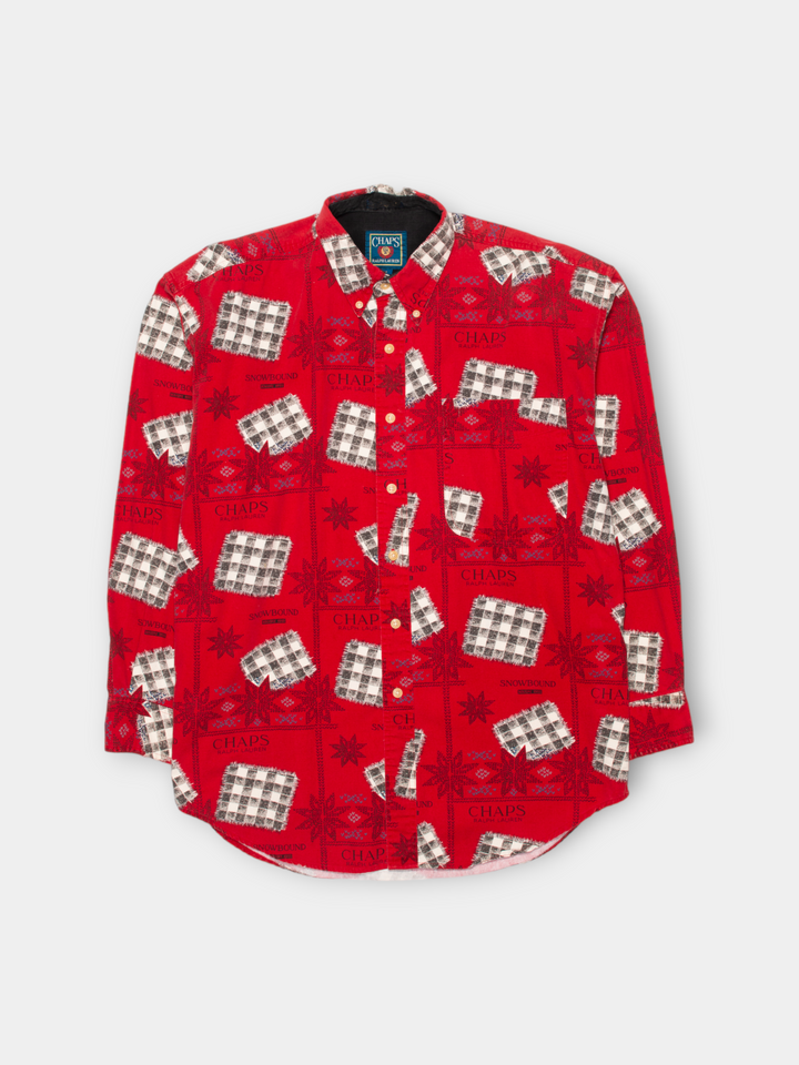 90s Ralph Lauren Abstract Shirt (M)