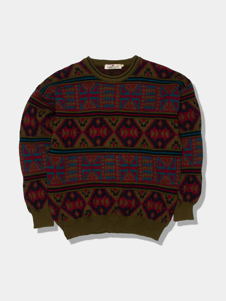 90s Balmain Abstract Sweater (M)
