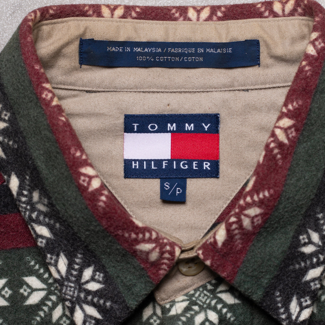90s Tommy Hilfiger Flannel Shirt (S)