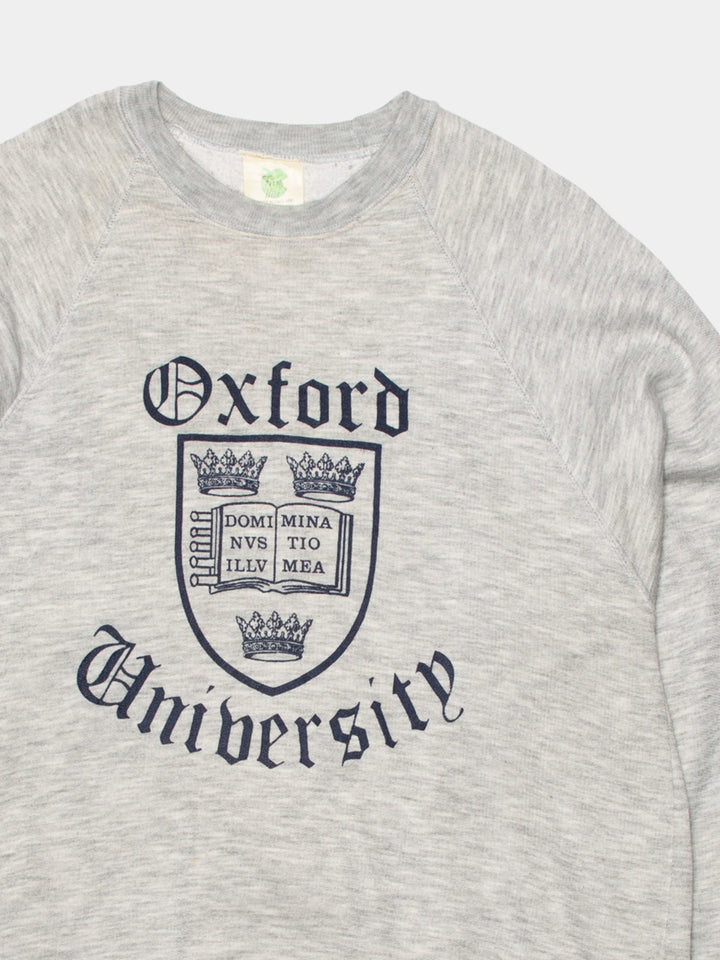 80s Oxford University Collegiate Sweat (L)