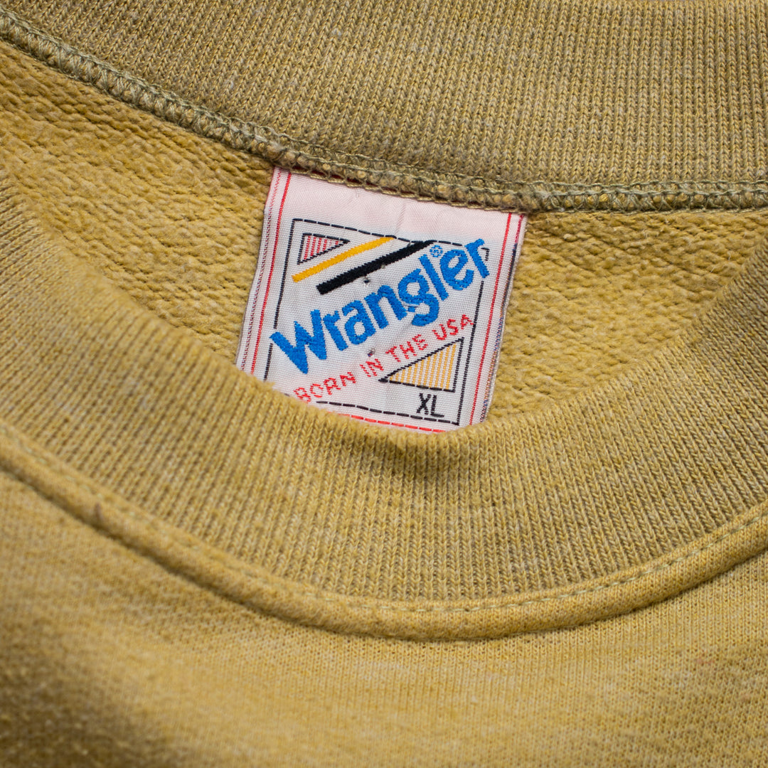 80s Wrangler Mustard Sweat (M / L)